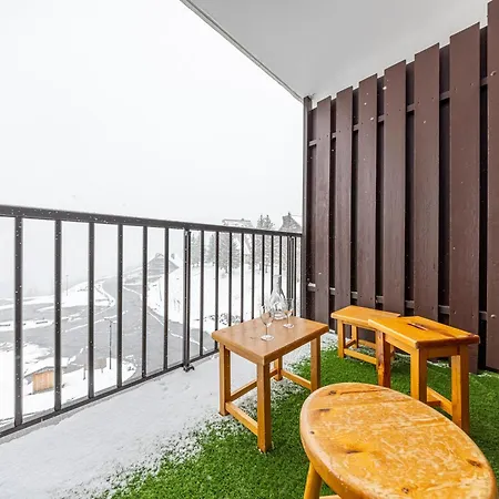 De 27m² Pour 5 Personnes Avec Balcon Et Vue Sur La Vallée - Fr-1-807-6 Appartement